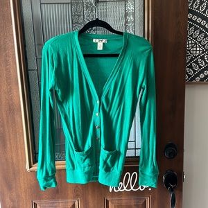 Kelly Green Cardigan